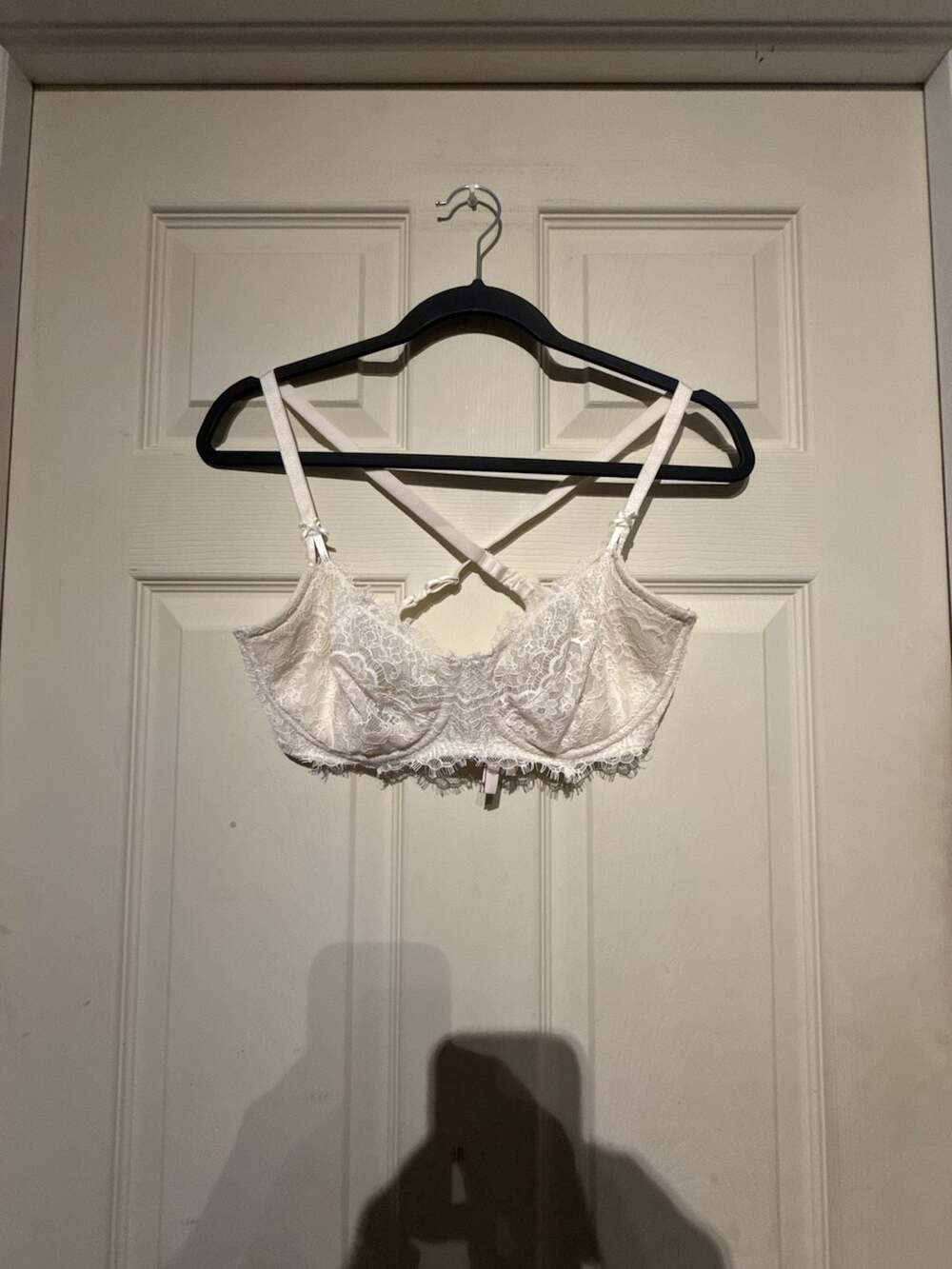 Victoria's Secret Lace Multiway Bralette Size 36D White